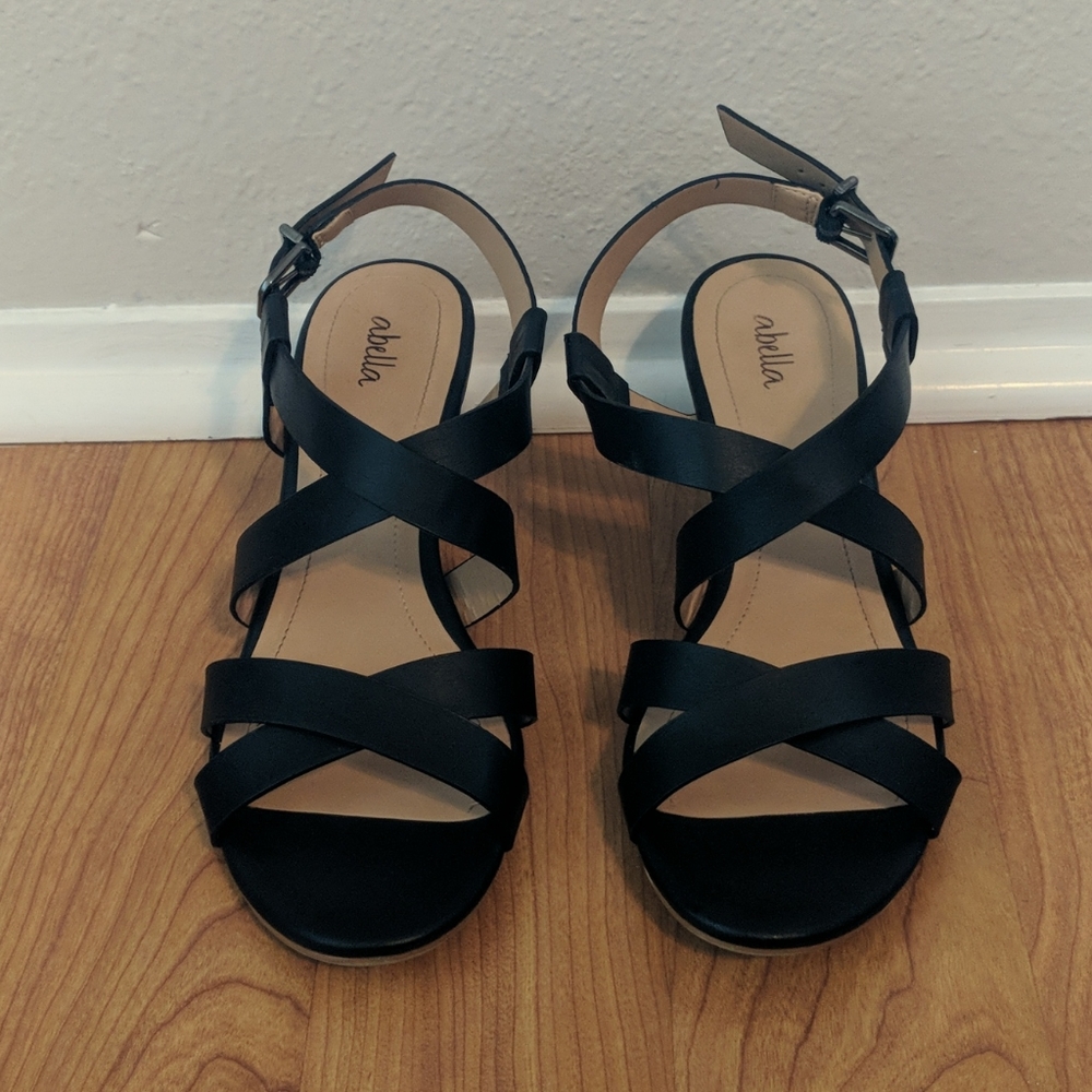 Abella strappy low heel sandals